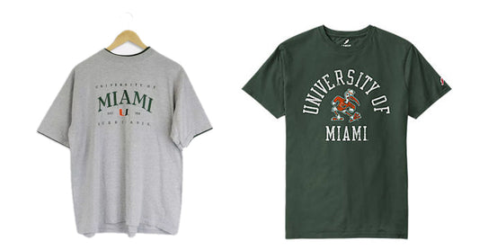 University of Miami Shirt Vintage