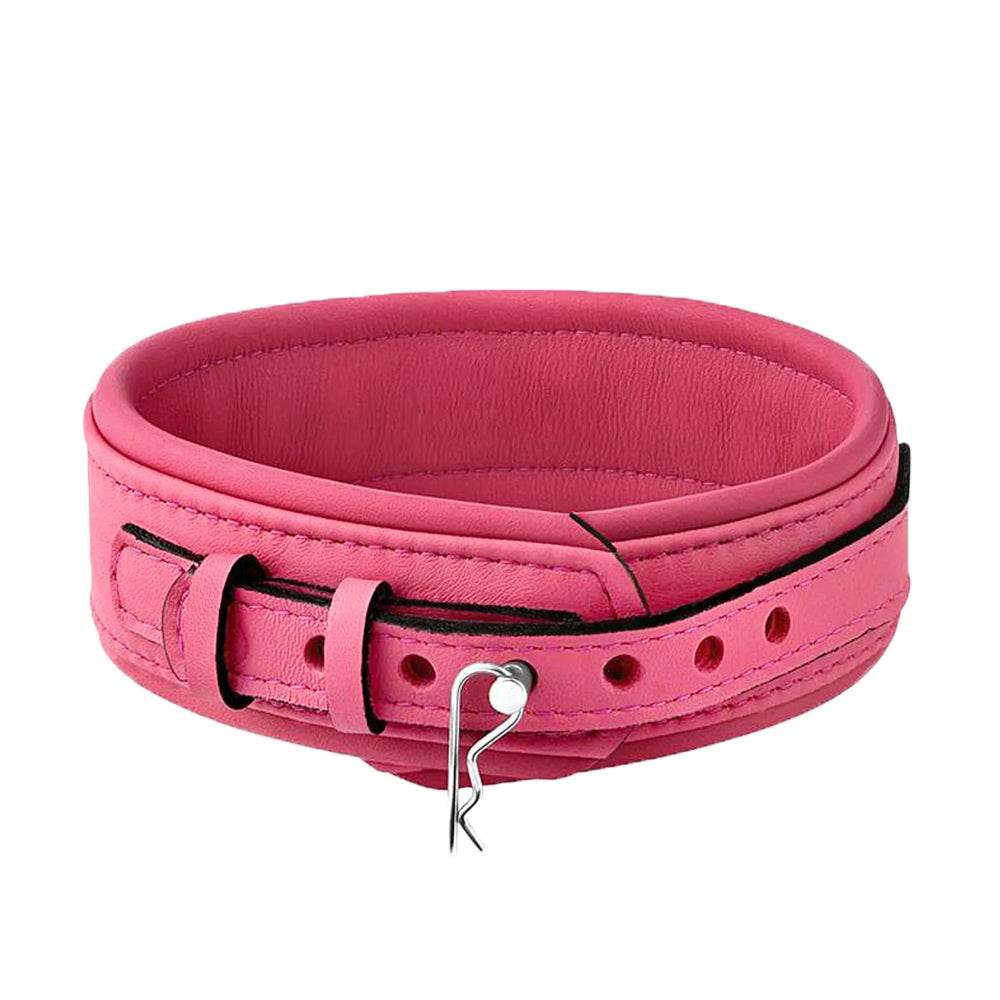 Leather Collar Pink - CoreFlexInd