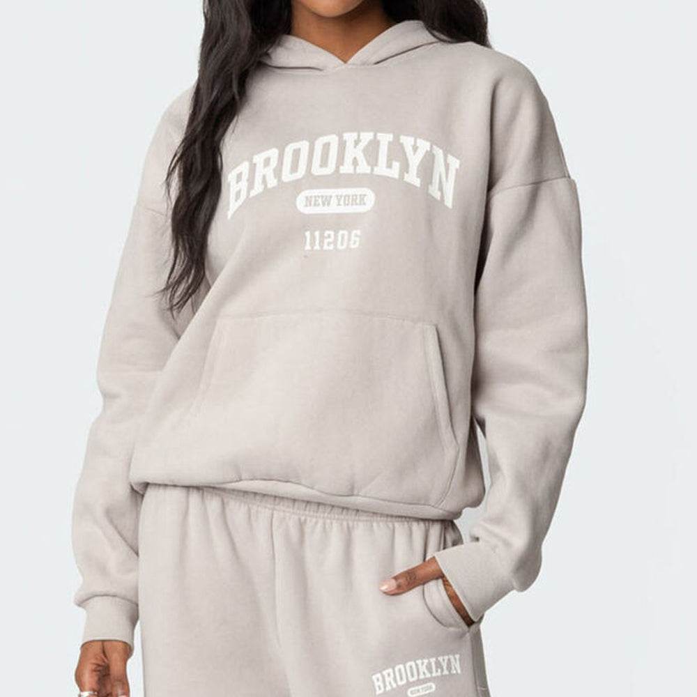 Women Brooklyn NY Pullover Hoodie - Garmentswear