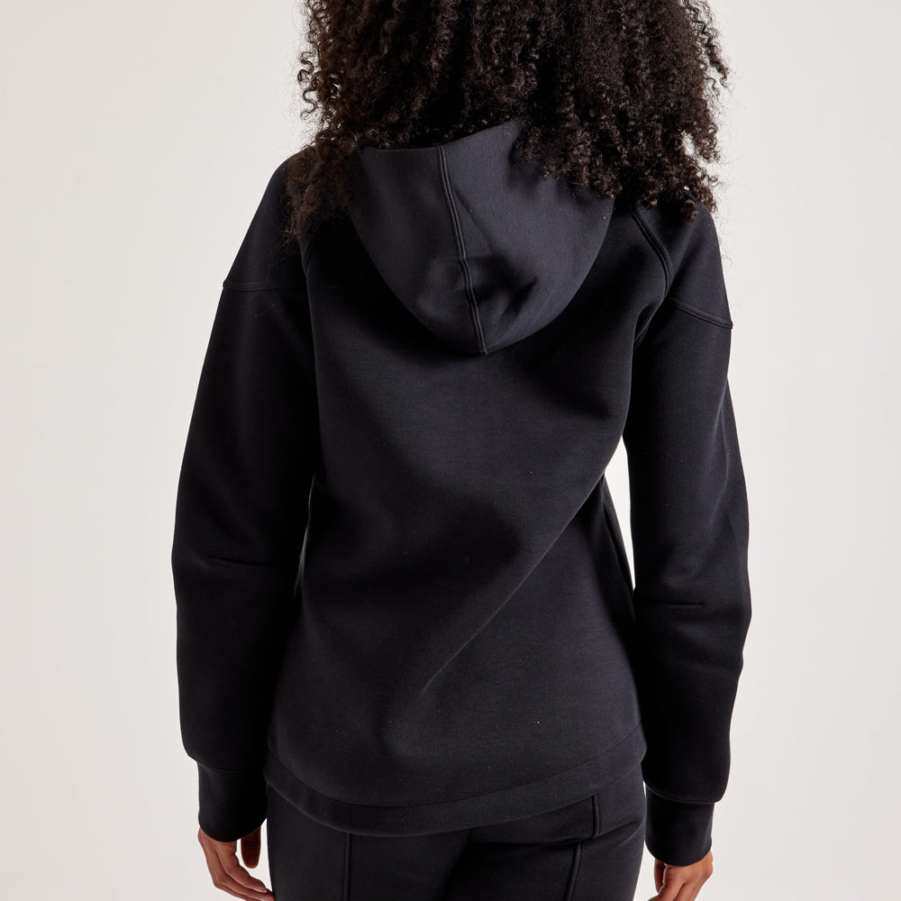 Women's Black Tech Fleece Hoodie