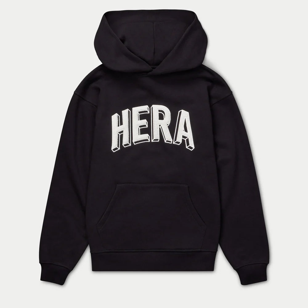 Black Hoodie Oversized Fit Label
