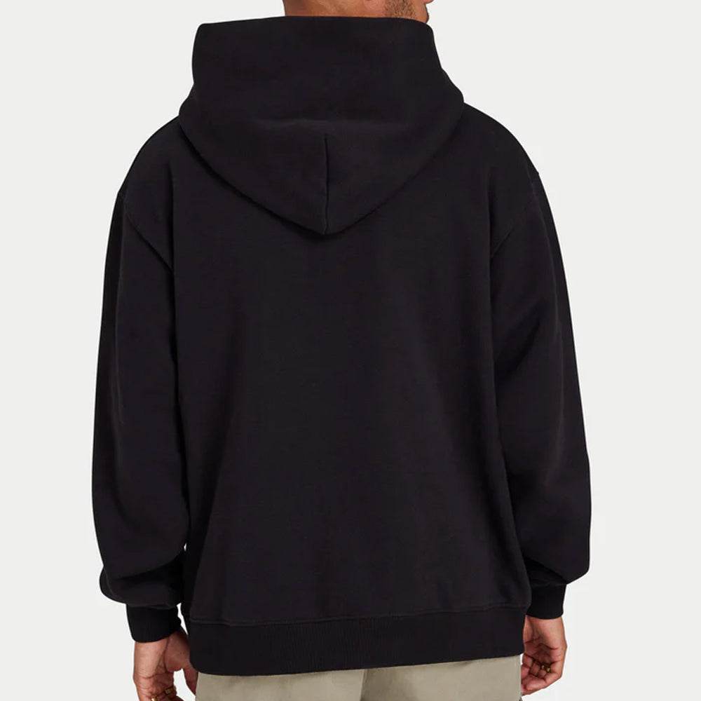 Black Hoodie Oversized Fit Label - Garmentswear