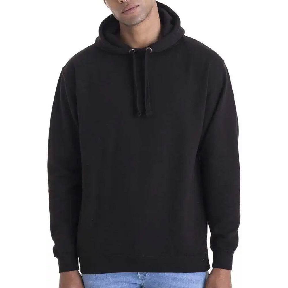 Black Hoodie With No Pocket - Garmentswear