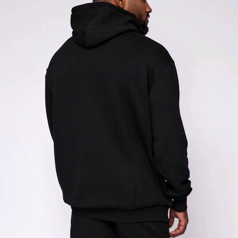Black Oversized Heavyweight Hoodie - Garmentswear