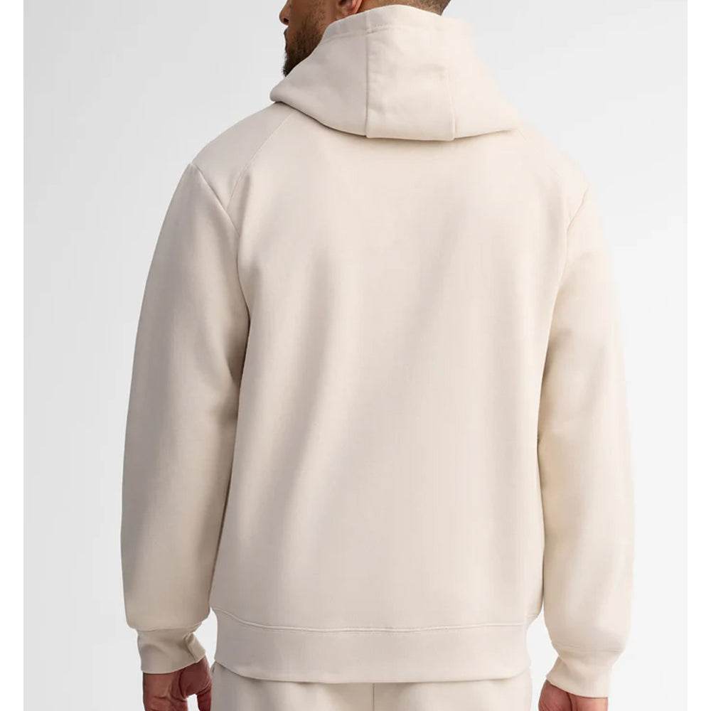 Cream Athletic Zip Up Hoodie - Garmentswear