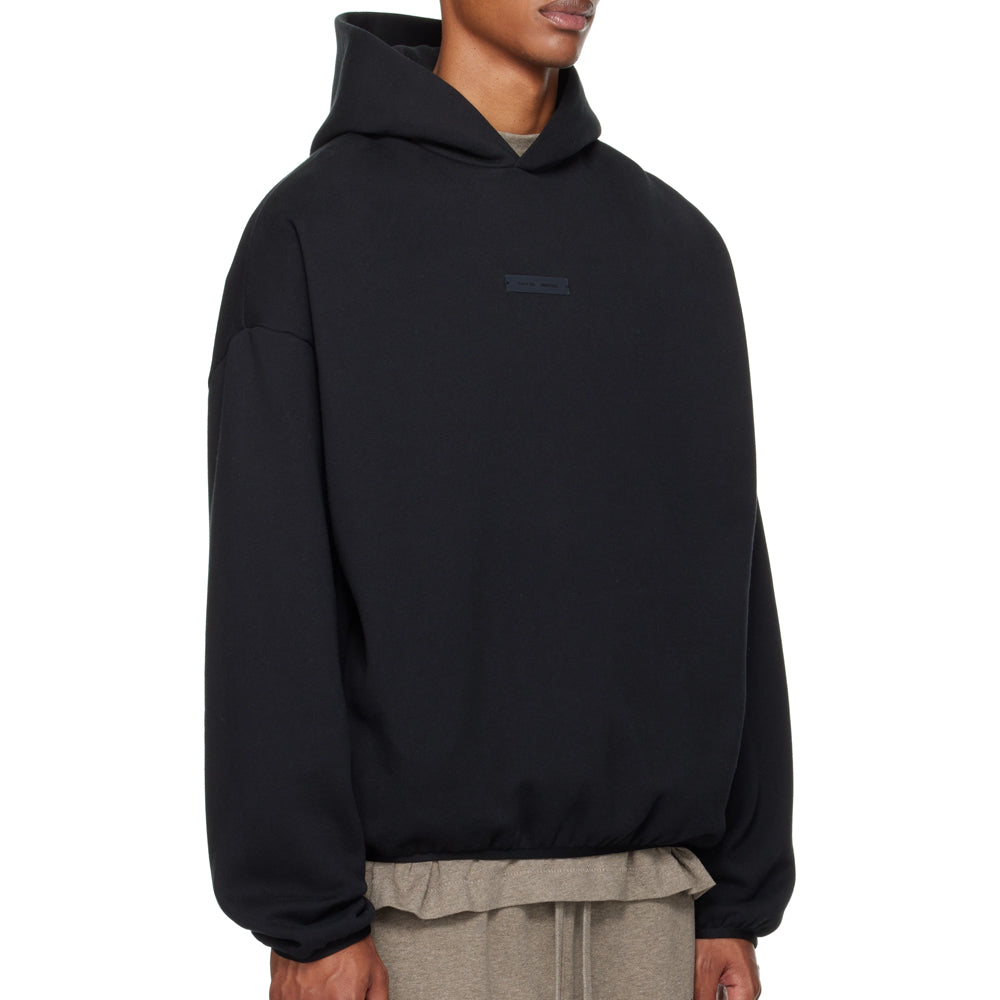 Men's Black Classic Fit Fleece Hoodie