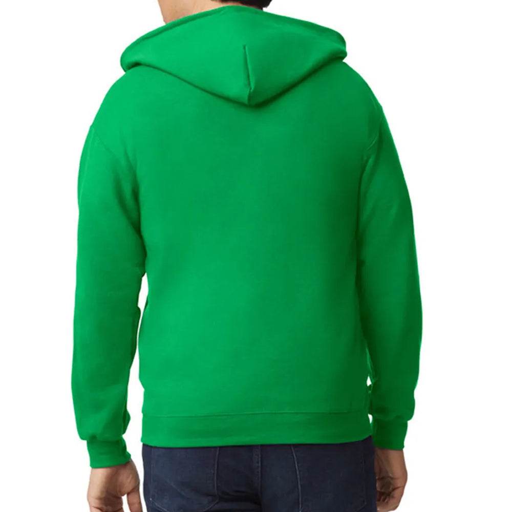 Irish Green Zip-Up Hoodie - Garmentswear