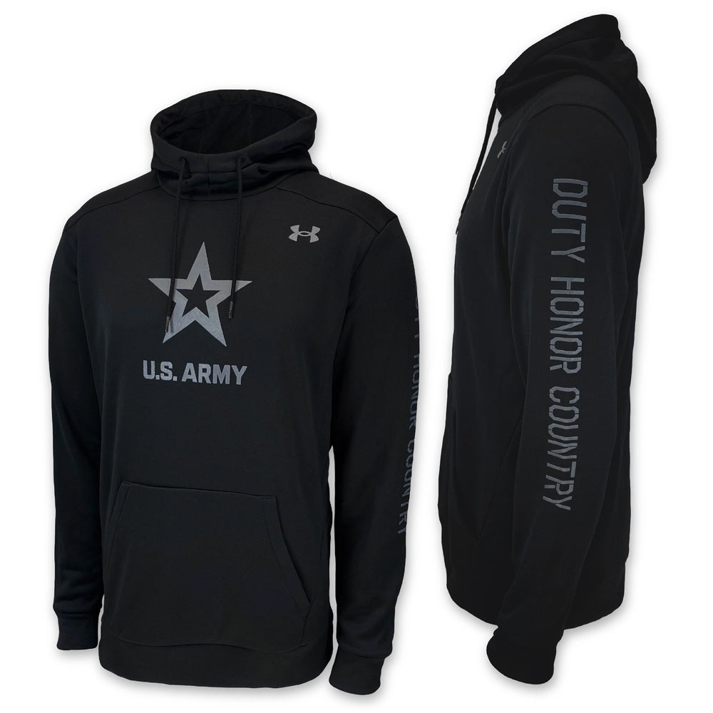 Men's Black Relaxed Fit Pullover Hoodie