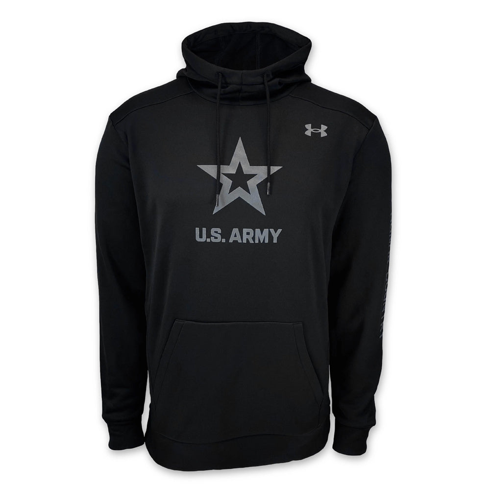 Men's Black Relaxed Fit Pullover Hoodie