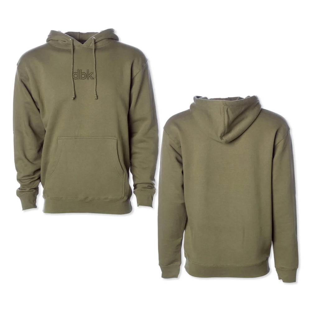 Men's Green Relaxed Fit Pullover Hoodie - Garmentswear