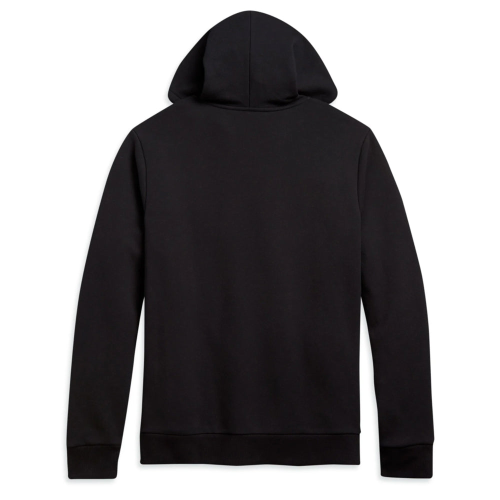 Black hoodie on a white background