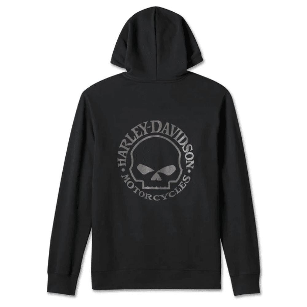 Men's Willie G Skull Zip-Up Hoodie - Garmentswear