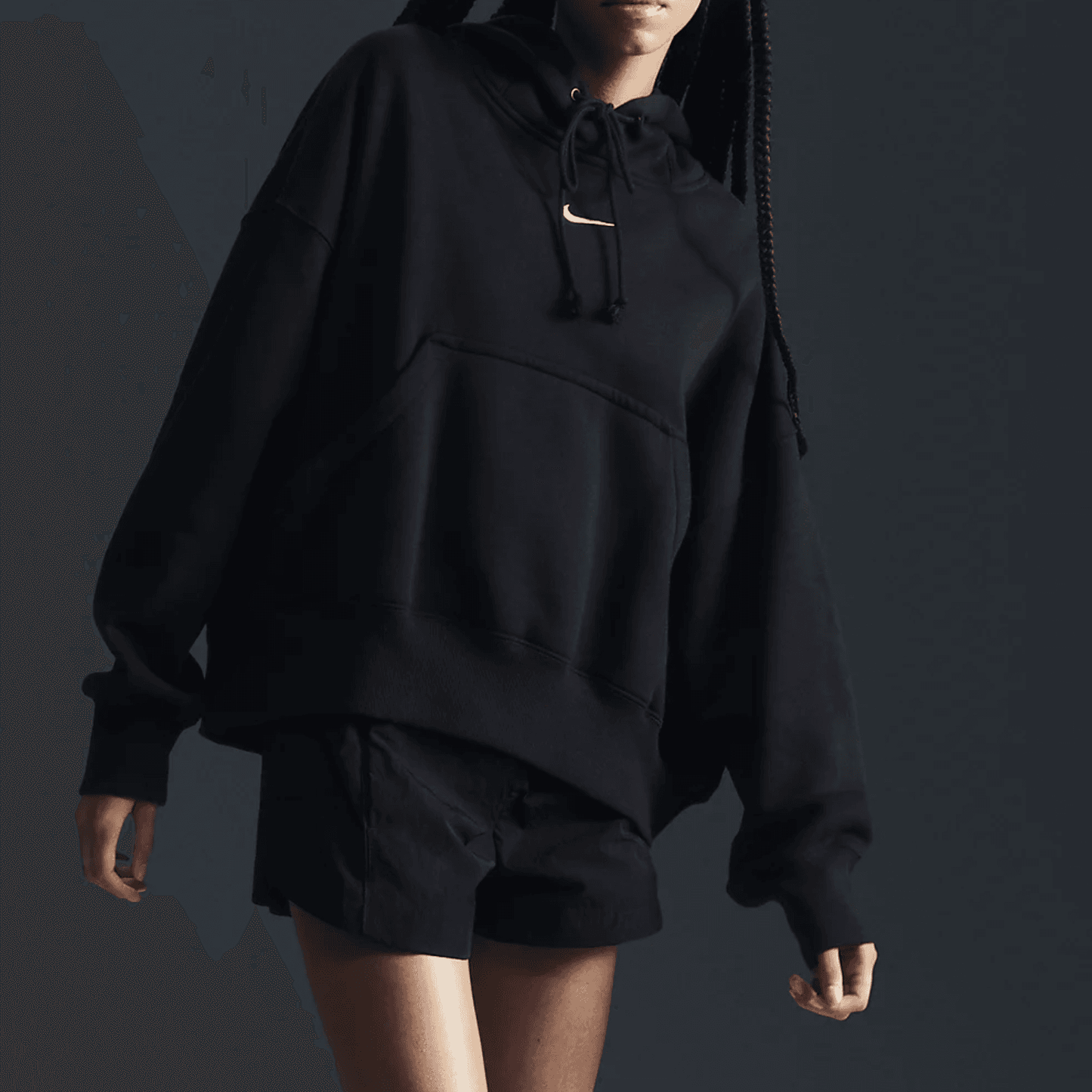 N-Womens Sportswear Phoenix Black Fleece - Garmentswear