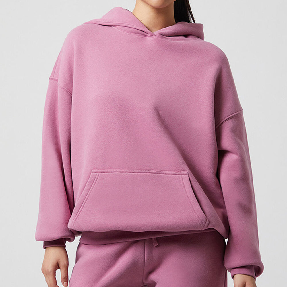 Women Mauve Pullover Hoodie