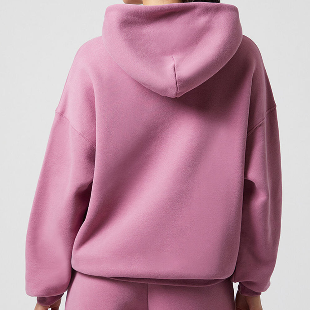 Women Mauve Pullover Hoodie