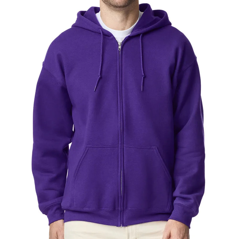 Purple Zip-Up Hoodie
