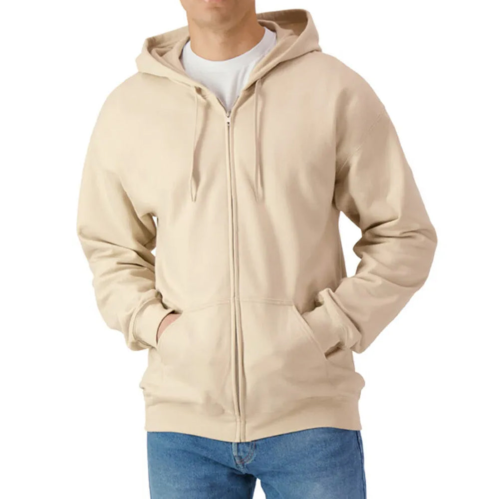 Sand Zip-Up Hoodie
