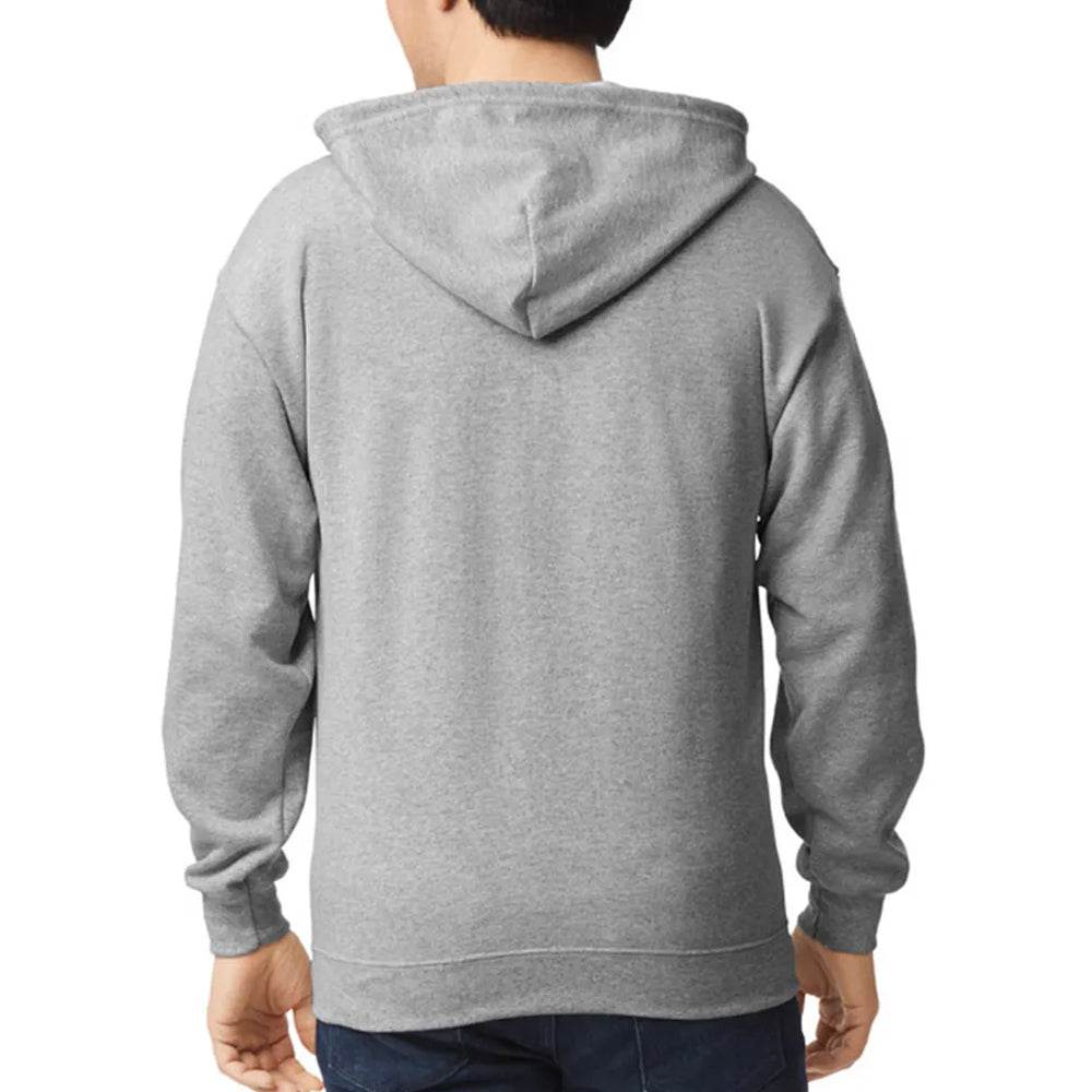 Sport Gray Zip-Up Hoodie - Garmentswear