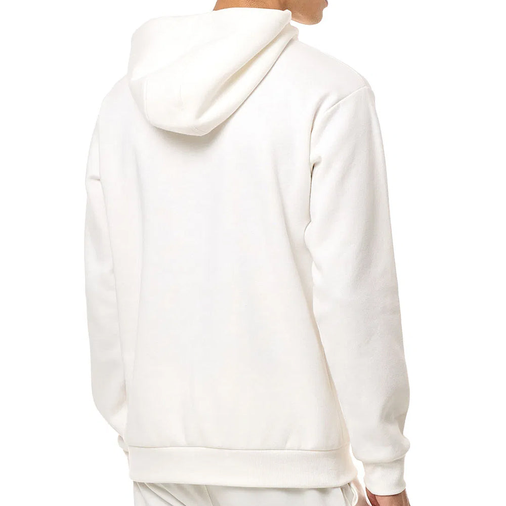 White Print Detail Hoodie