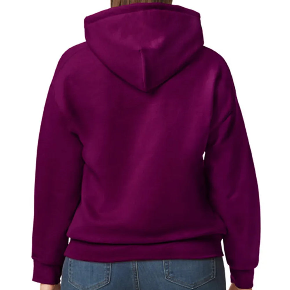 Women Maroon Pullover Hoodie