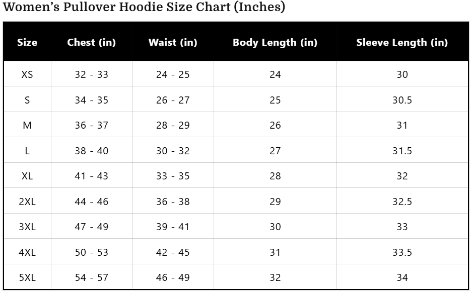 Women Black Pullover Hoodie