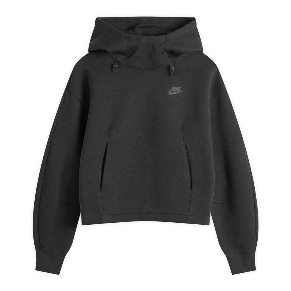 Black hoodie with Nike logo on a white background
