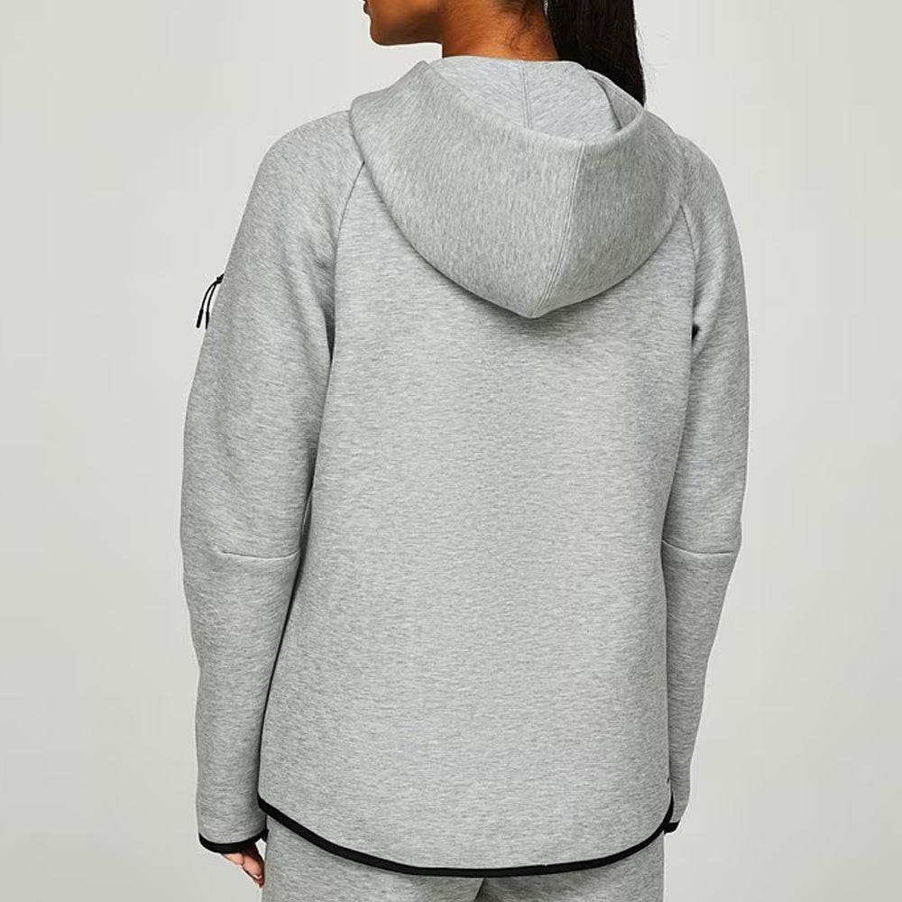 Women's Dark Heather Tech Fleece Hoodie - Garmentswear