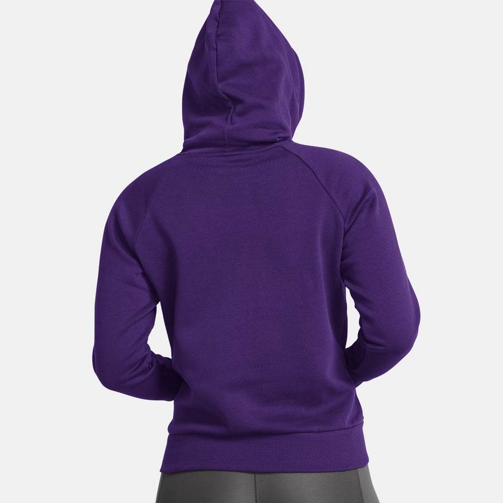Women's Purple Thermal Fleece Hoodie - Garmentswear