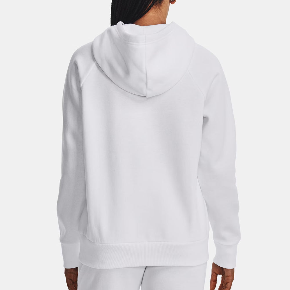 White hoodie worn by a person on a white background