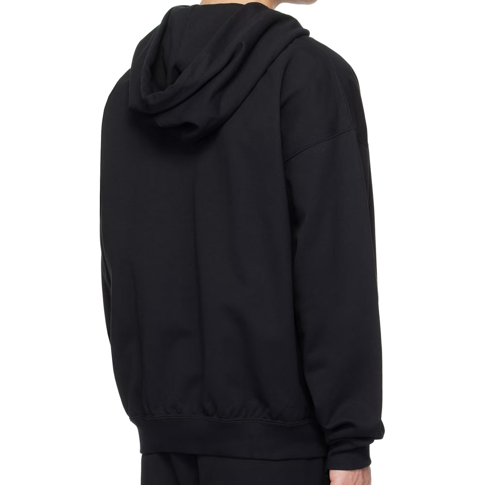 Graphic Black French Terry Zip Hoodie