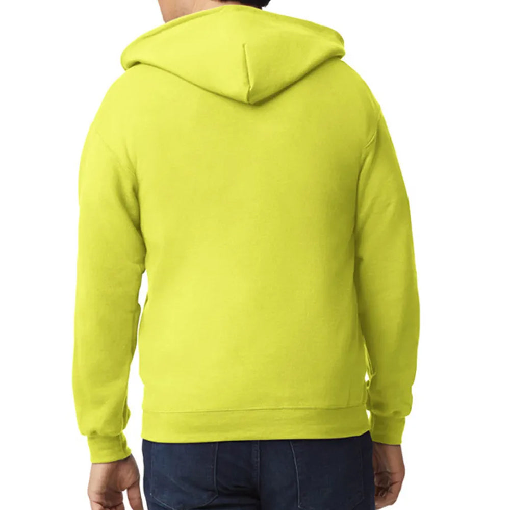 Yellow Zip-Up Hoodie