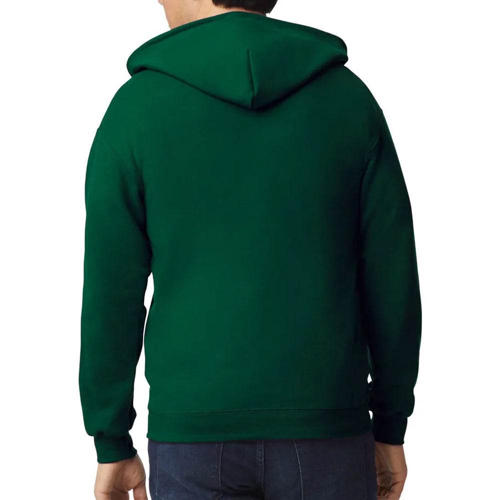 Forest Green Zip-Up Hoodie - Garmentswear
