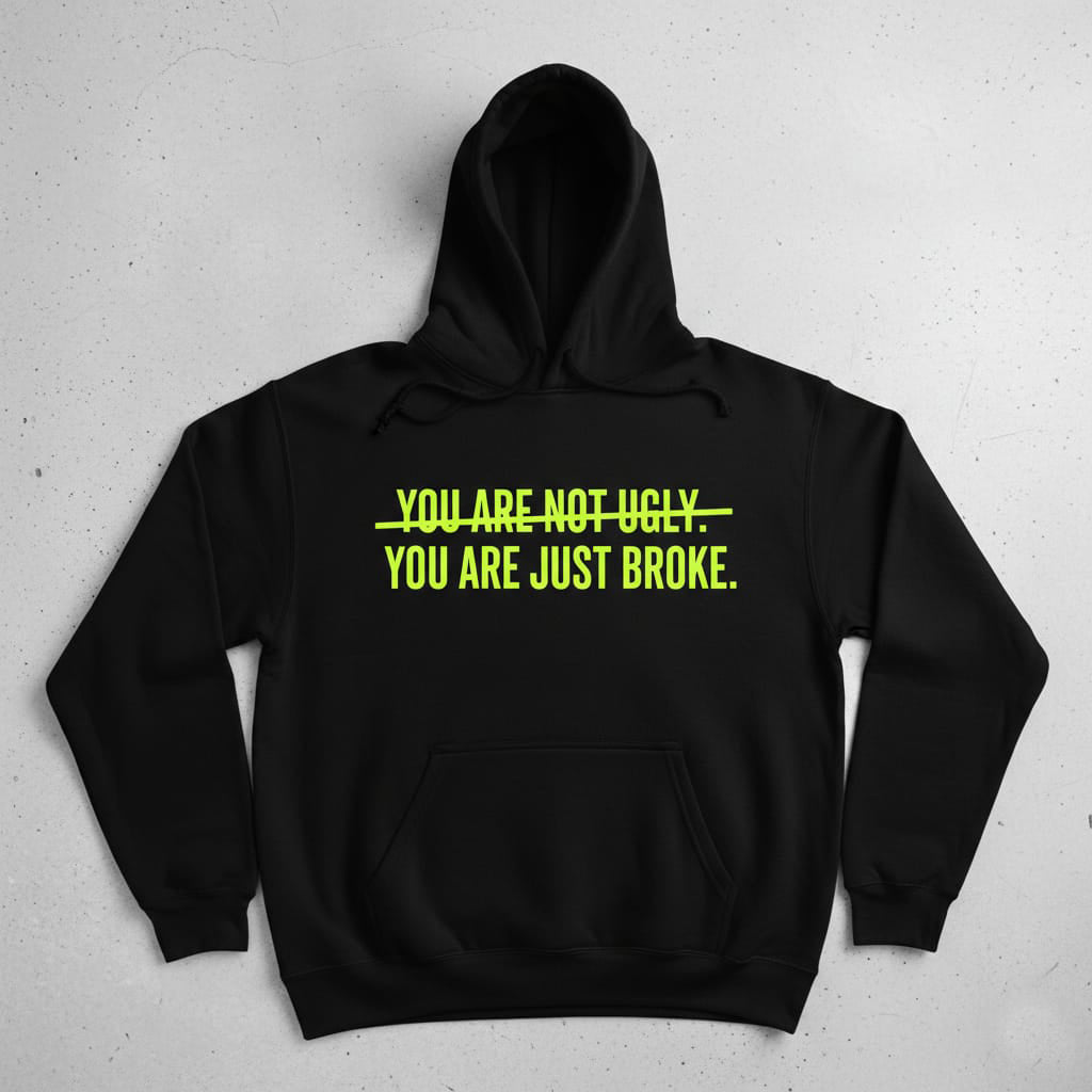Sudadera con capucha motivacional