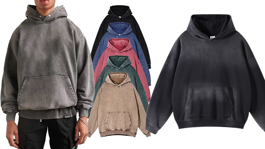 Blank Washed Hoodie - The Perfect Combination of Comfort and Fashionability