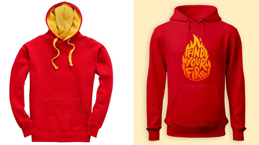 Red and Gold Hoodies: The Ultimate Style and Comfort Option.
