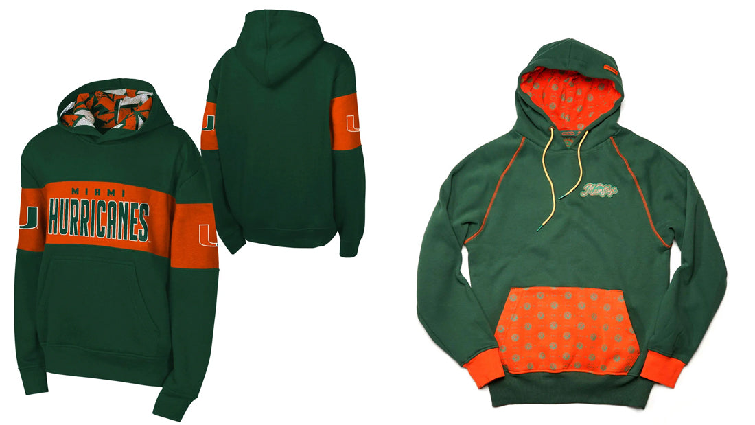 Green and Orange Hoodies: A daring and refreshing statement of fashion.