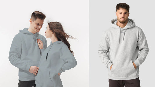 Light Grey Hoodie for Men and Women