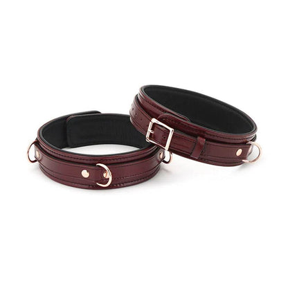 Leather Thigh Cuffs with Rose Gold Hardware - CoreFlexInd