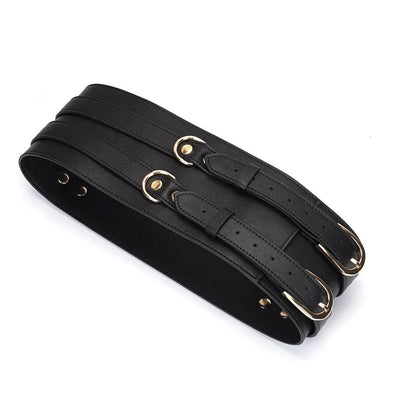 Leather Bondage Waist Belt - CoreFlexInd