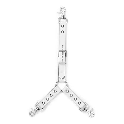 3 Point Adjustable Leather Connector White - CoreFlexInd