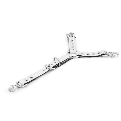 3 Point Adjustable Leather Connector White - CoreFlexInd