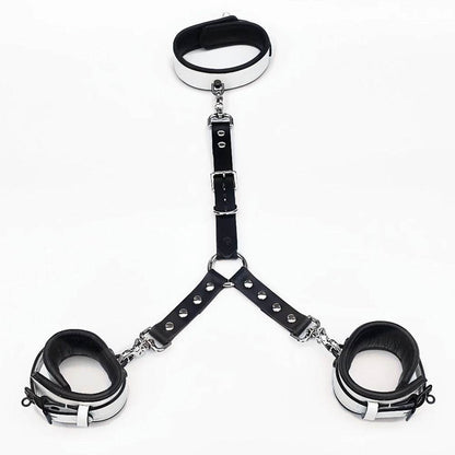 3 Point Adjustable Leather Connector Black - CoreFlexInd