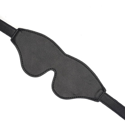 Leather Blindfold with Gold Buckle - CoreFlexInd