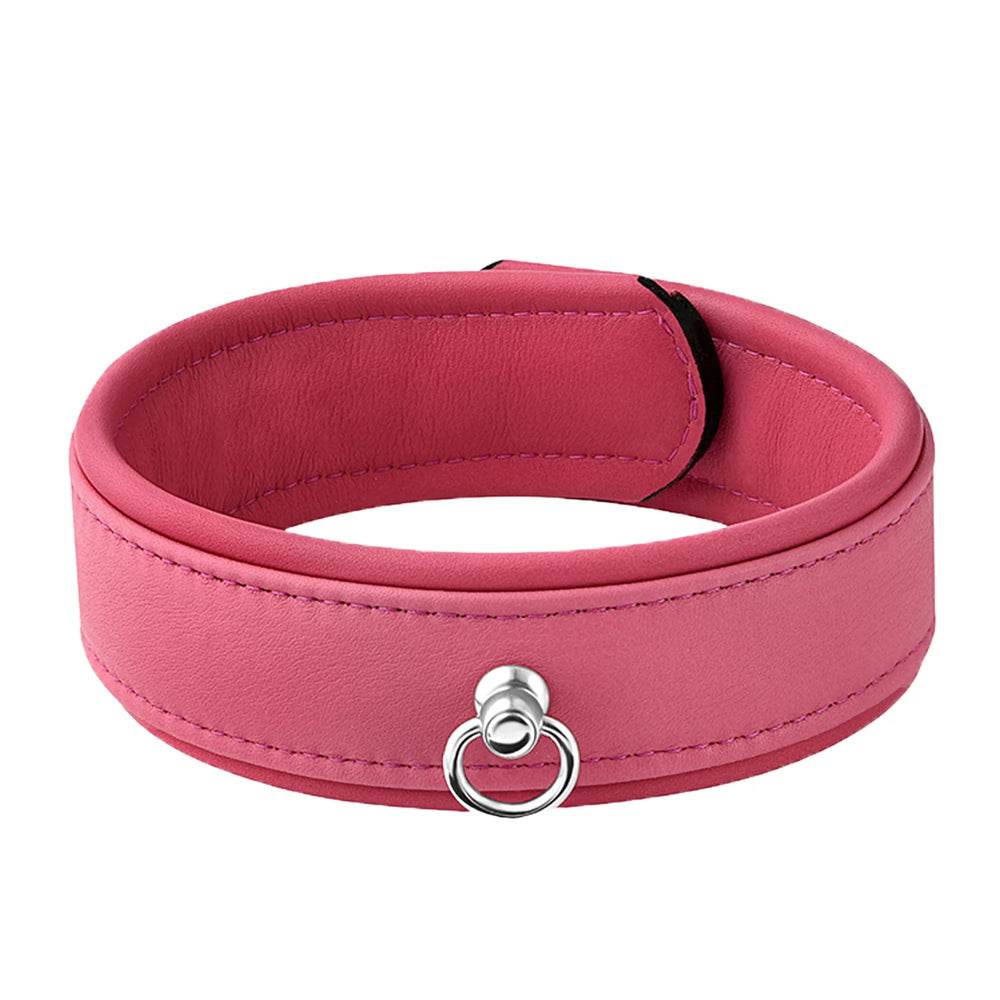 Leather Collar Pink - CoreFlexInd