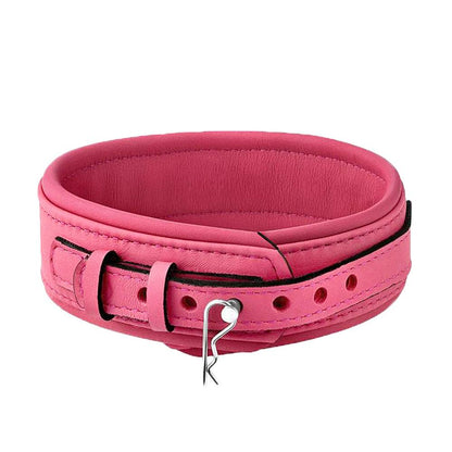 Leather Collar Pink - CoreFlexInd