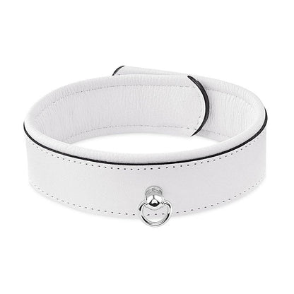 Leather Collar White - CoreFlexInd