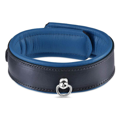 Leather Collar Black/Blue - CoreFlexInd