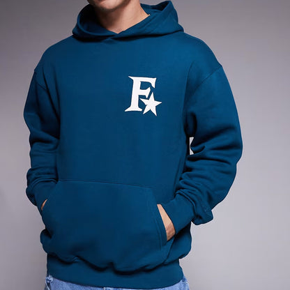 Dusty Teal Pullover Hoodie