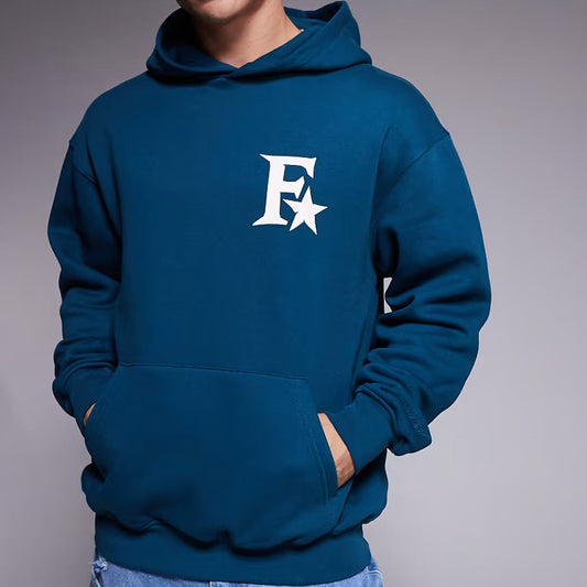 Dusty Teal Pullover Hoodie