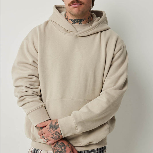 BEIGE Solid Hoodie